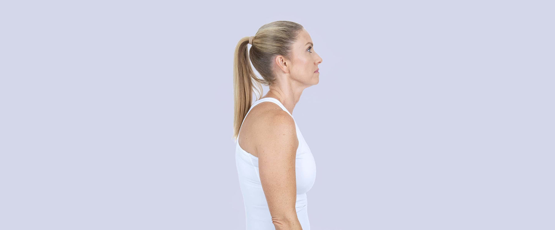 woman with bad posture