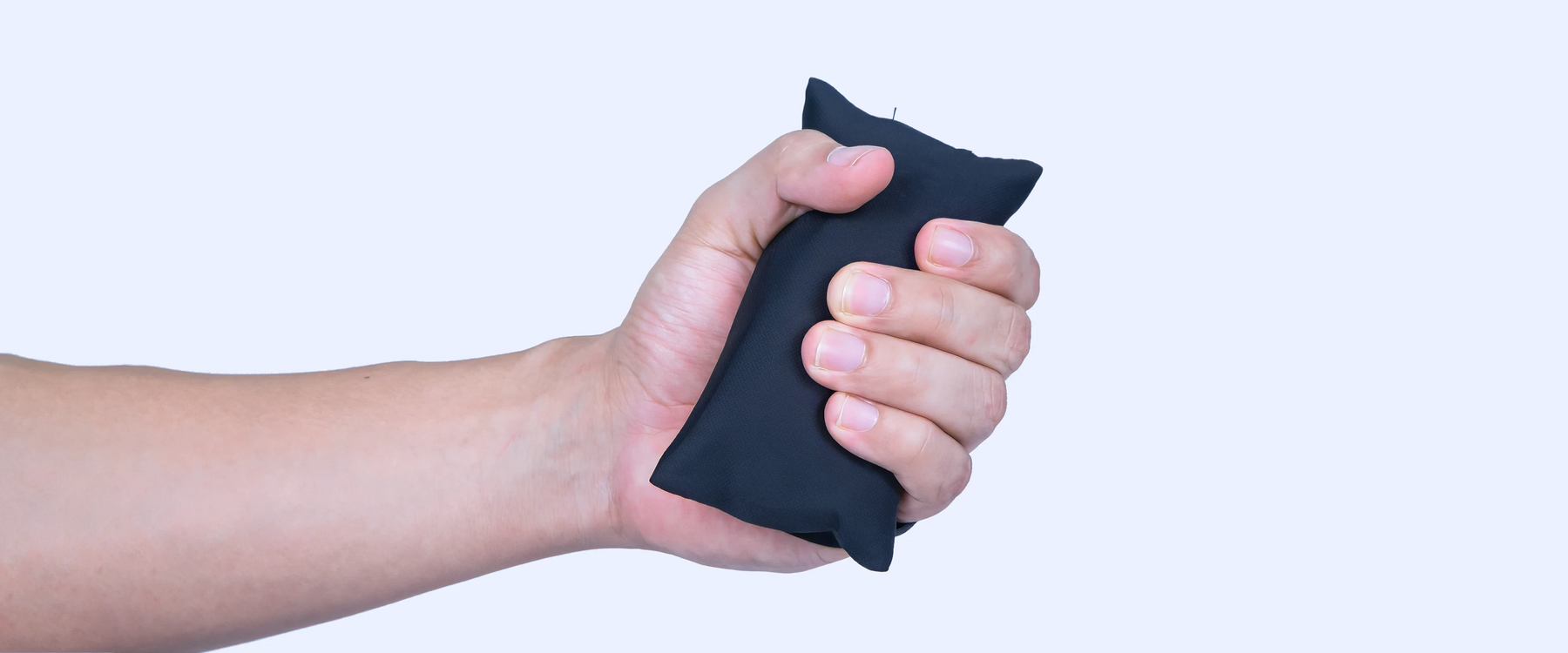 Hand holding a palm grips
