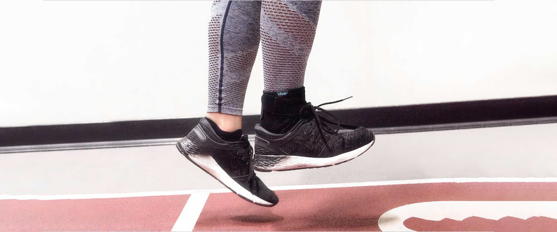 Jumping exercise ankle brace