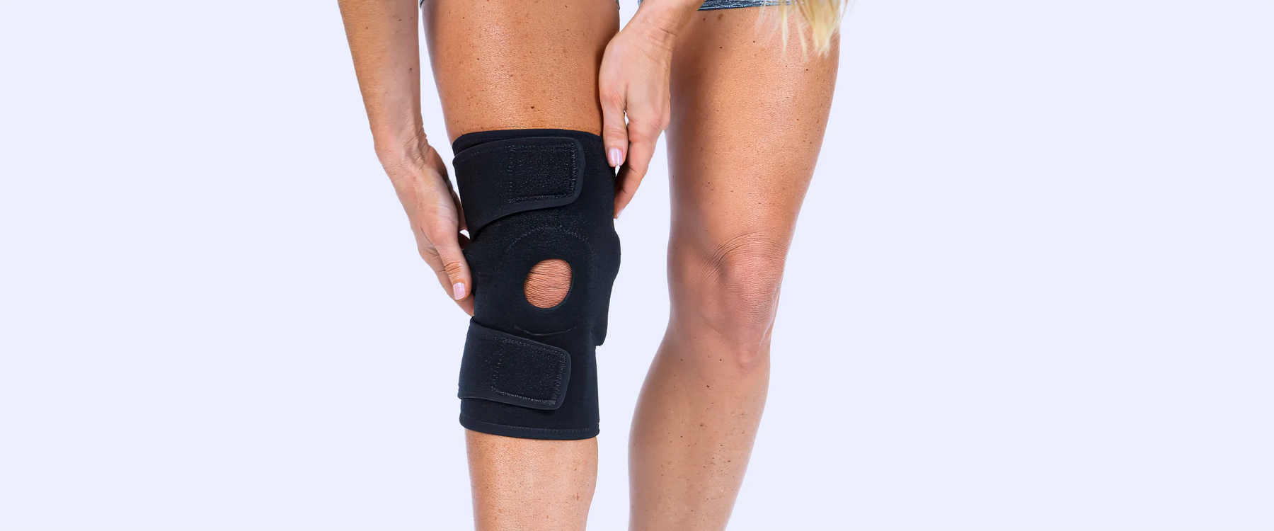 Wearing knee brace