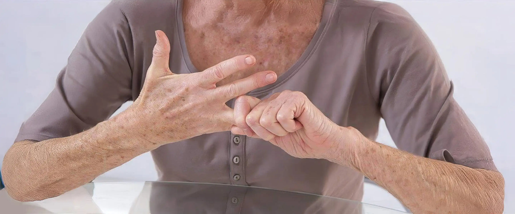 Woman pulling fingers