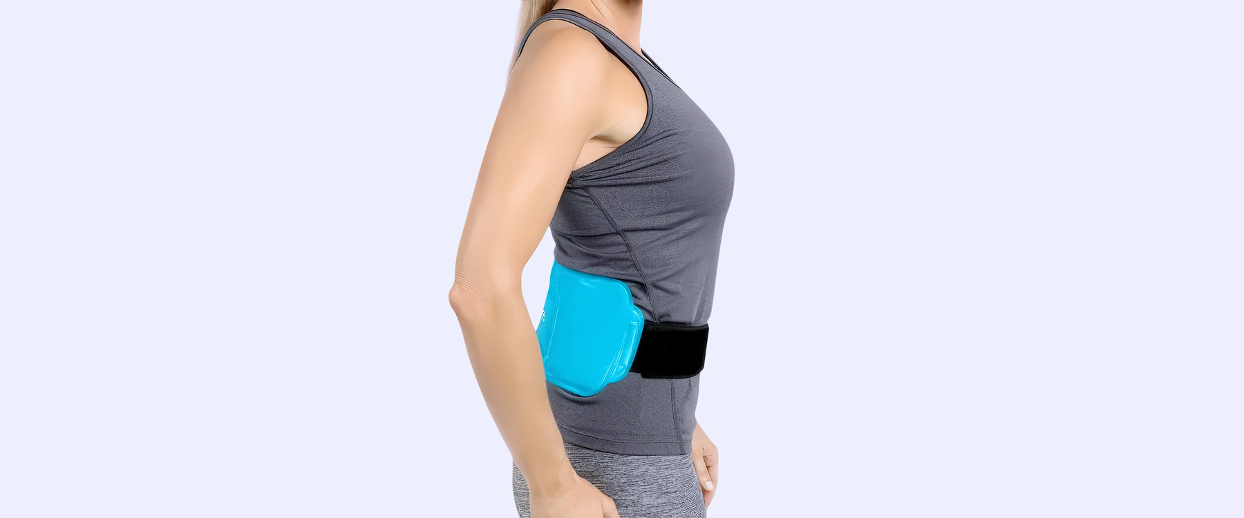 ice pack on lower back