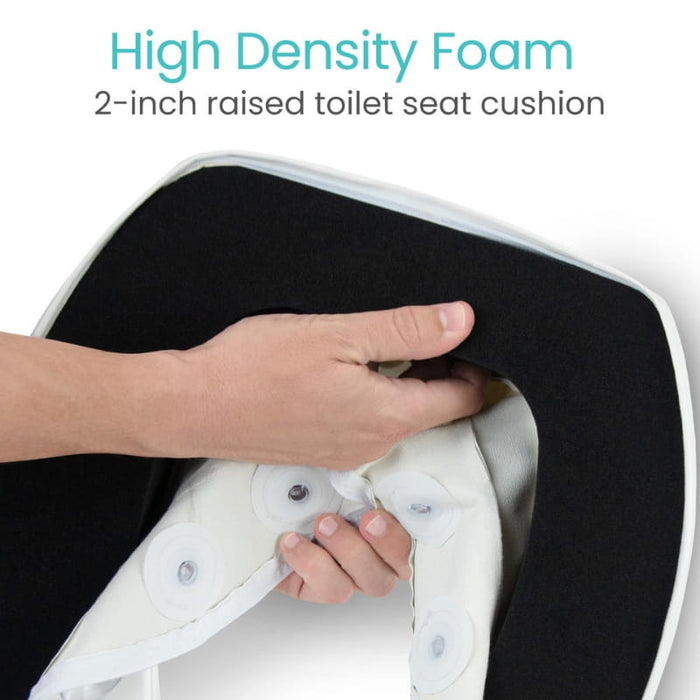 Dense Cushioned Toilet Seat Riser