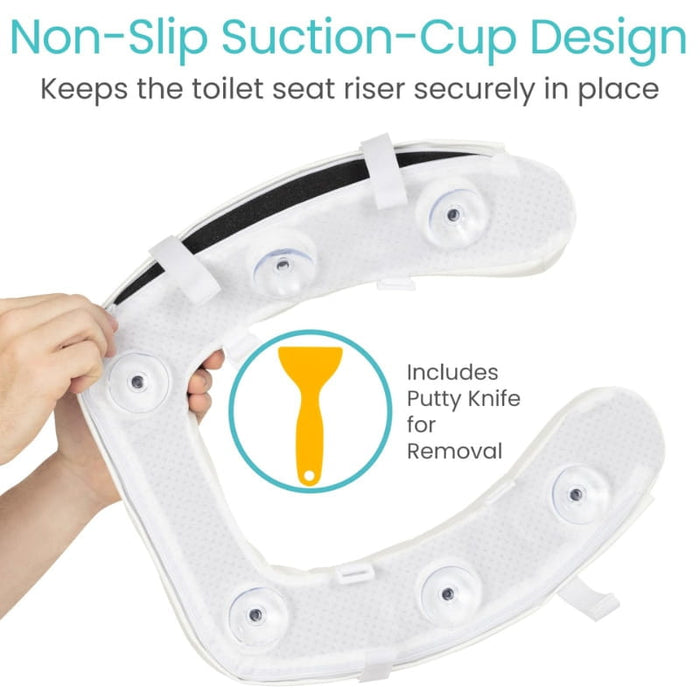 Dense Cushioned Toilet Seat Riser