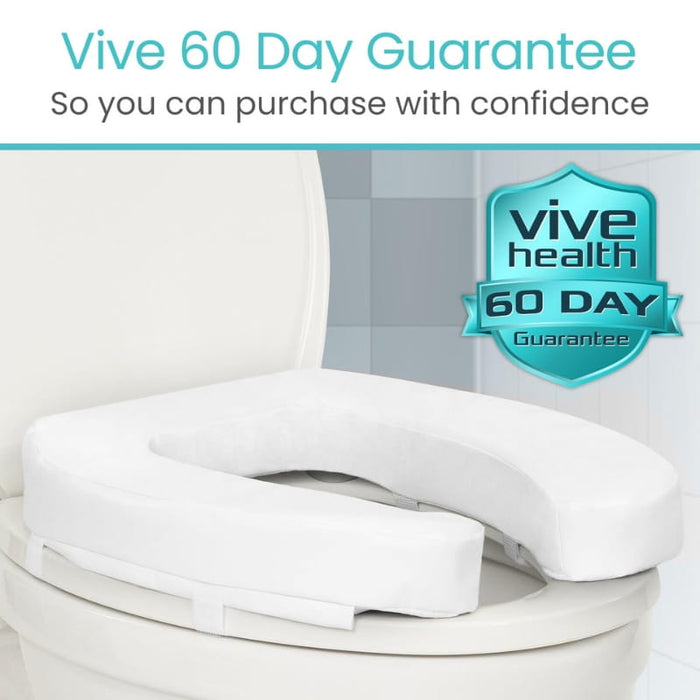 Dense Cushioned Toilet Seat Riser