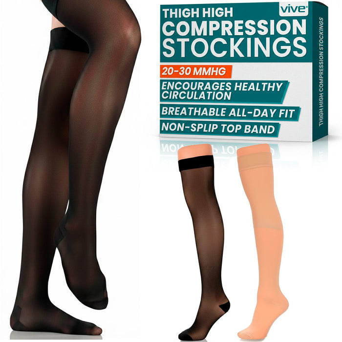 20-30 Thigh High Graduated Compression Stocking