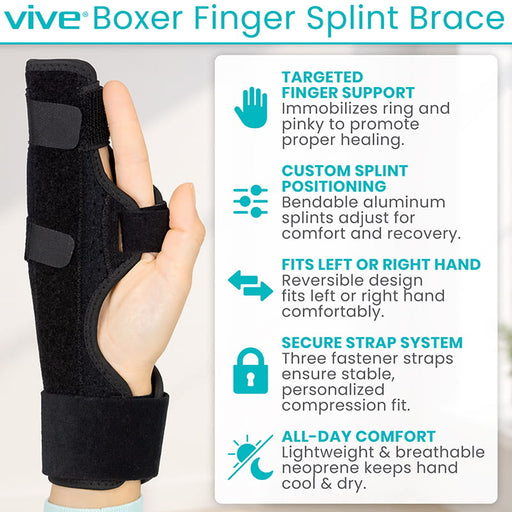 Vive Boxer Finger Splint Brace