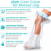 Vive Cast Cover for Shower Leg