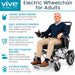 Vive Mobility Electric Wheelchair for Adults