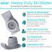 heavy duty ski glides
