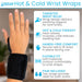 Vive Hot and Cold Wrist Wraps Features