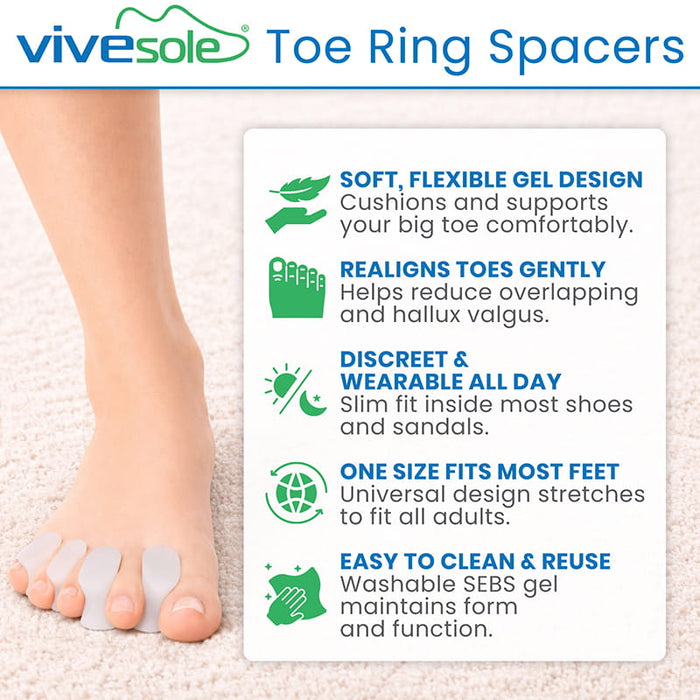 Toe Ring Spacers ViveSole