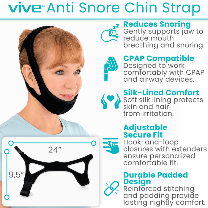 Vive Anti-Snoring Chin Strap