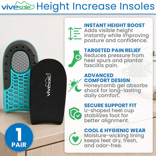 Vive Sole Height Increase Insoles