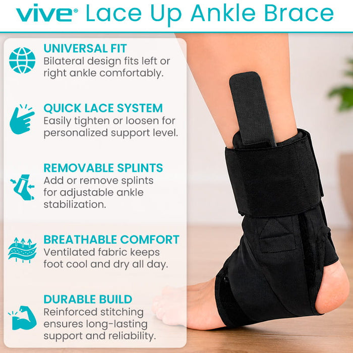 Vive Lace Up Ankle Brace