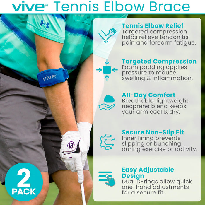 Vive Tennis Elbow Straps