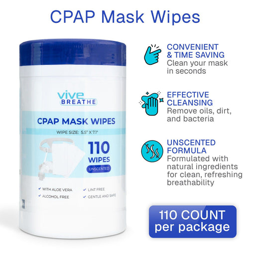 CPAP Mask Wipes 110 count
