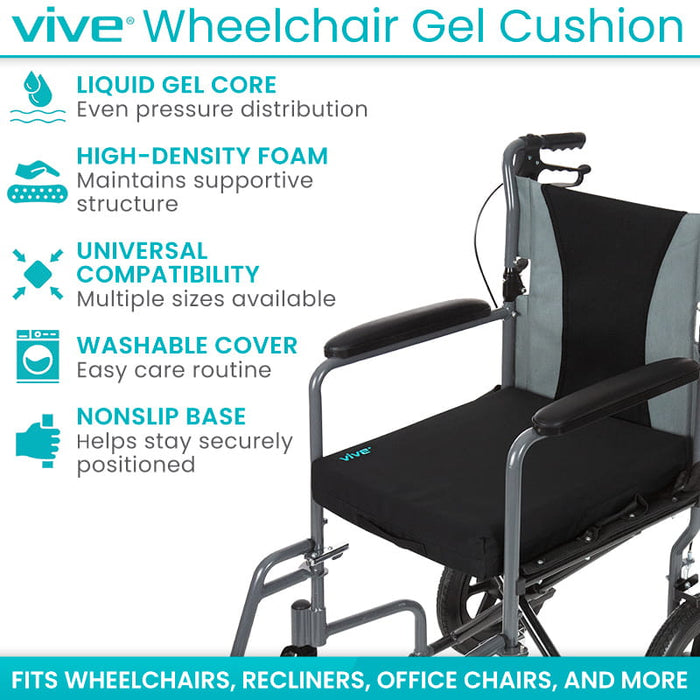 Vive Wheelchair Gel Cushion