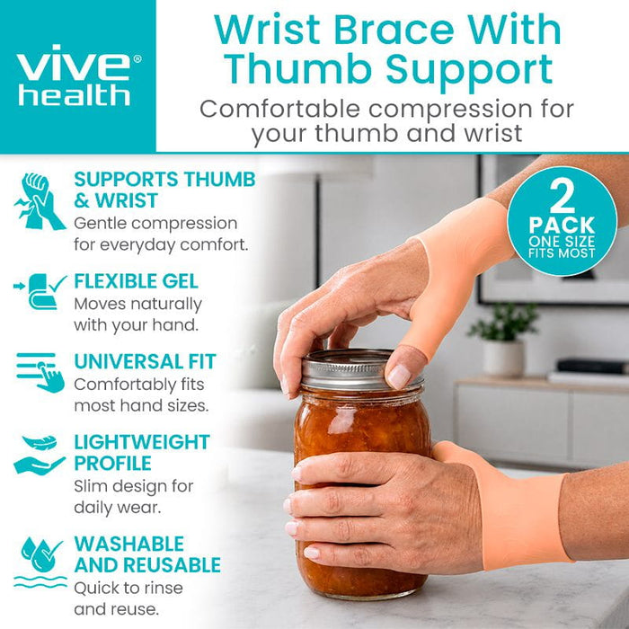 Vive Wrist Brace with Thumb Support
