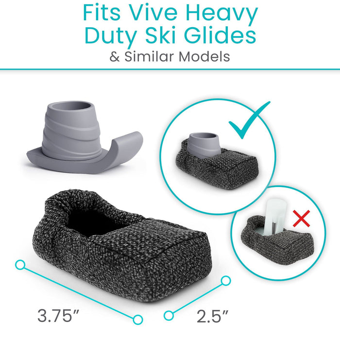 fits vive heavy duty ski glides
