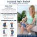 Instant Pain Relief fits knees, elbows, wrists, and ankles