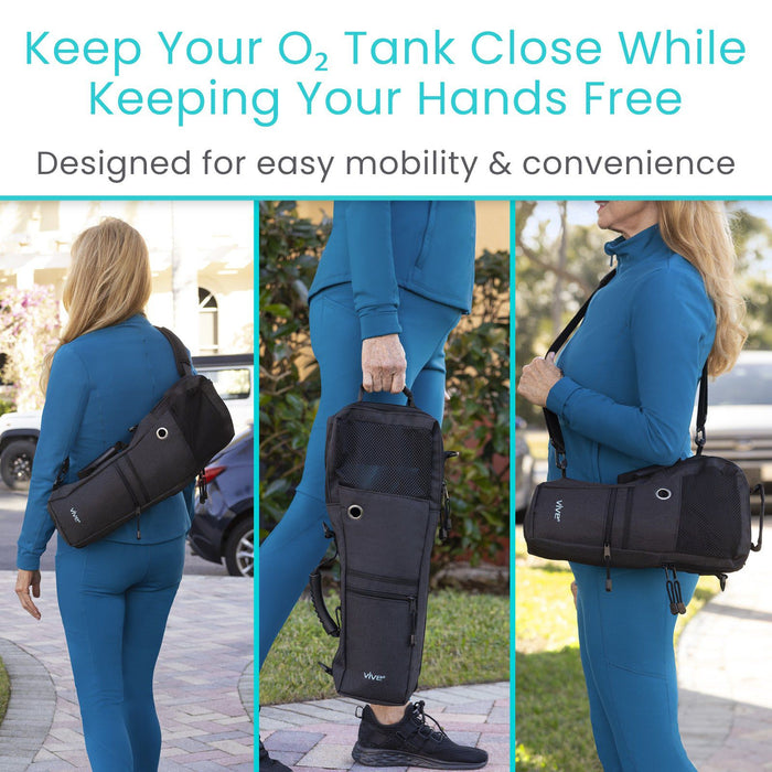 keep your o2 tank close while keeping your hands free