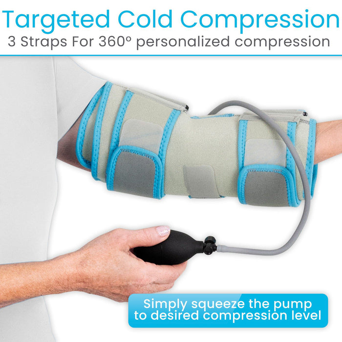 3 straps with 360° compression