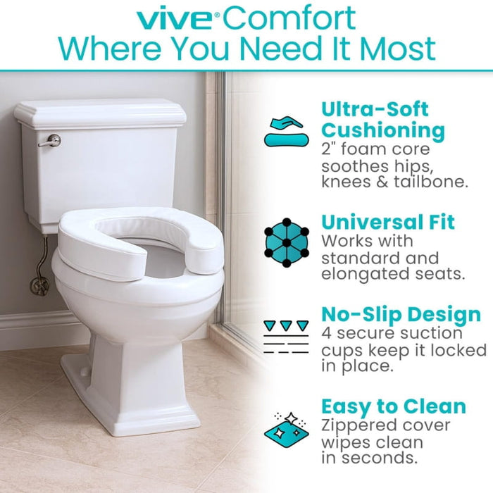 Tall Toilet Seat Cushion