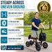 Steady across uneven ground