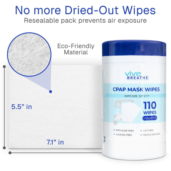 Resealable CPAP Mask Wipes