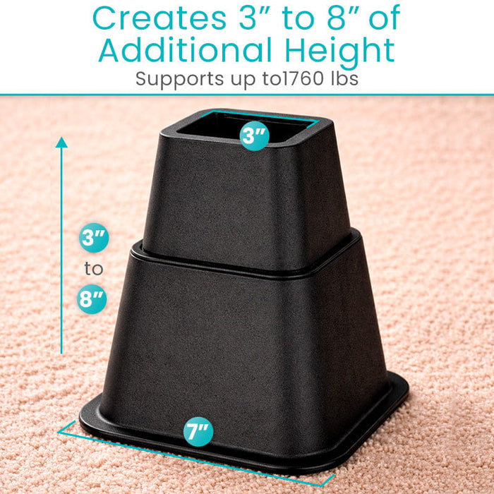Creates 3 to 8 of additional height