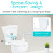 Space-Saving & Compact Design
