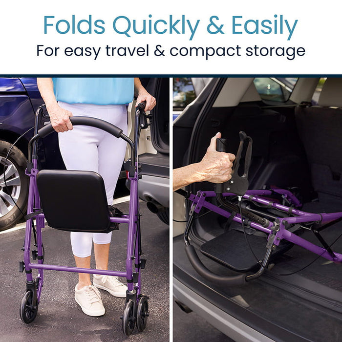 Folds Quickly & Easily