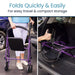 Folds Quickly & Easily