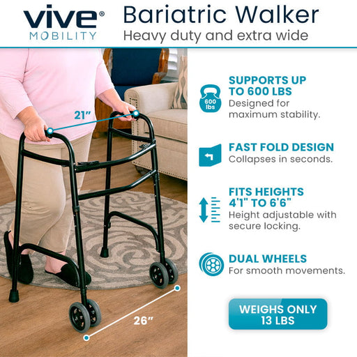 Vive Bariatric Walker