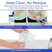 Deep clean, no residue