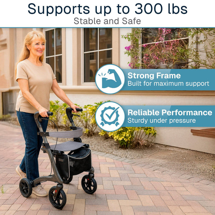 Supports up to 300 lbs - strong, stable, secure