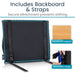 Includes Backboard & Straps
