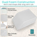 Dual foam construction