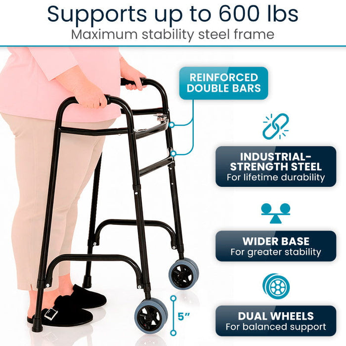 Supports up to 600lbs