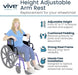 Height adjustable arm rest