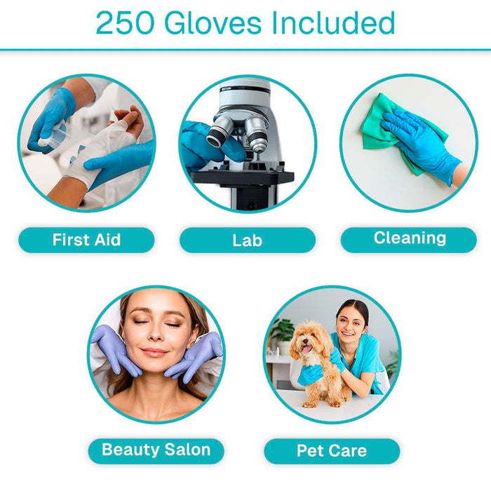 250 gloves included