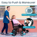 Easy to Push & Maneuver bariatric wheelchair
