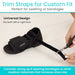 Rounded post-surgical boot with strong straps and roomy toe box for stable healing after injury.
