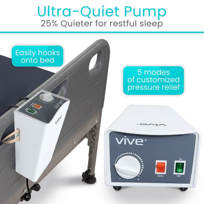ultra quiet pump 25% quieter 