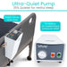 ultra quiet pump 25% quieter 