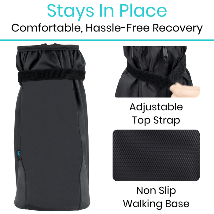 Stays in place. Non Slip walking base.
