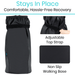 Stays in place. Non Slip walking base.