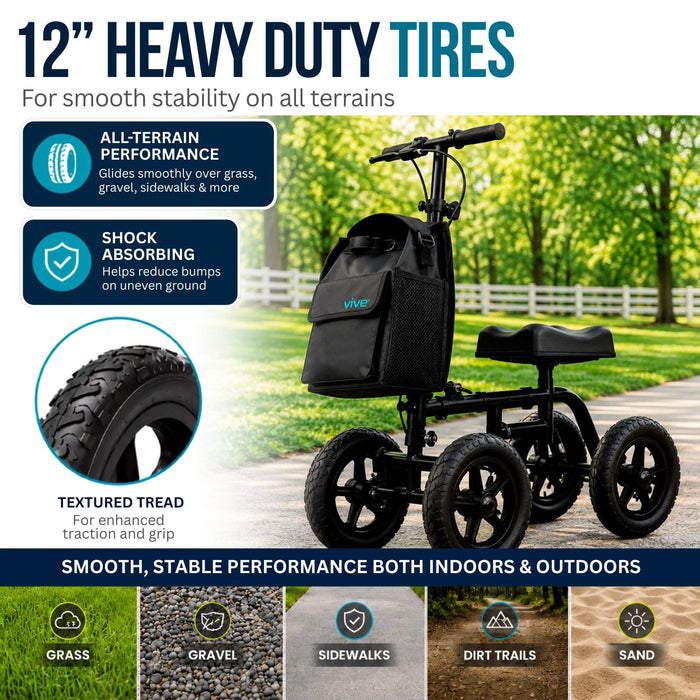 12" Heavy duty tires