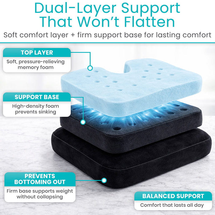 Dual-Layer Support That Won't Flatten